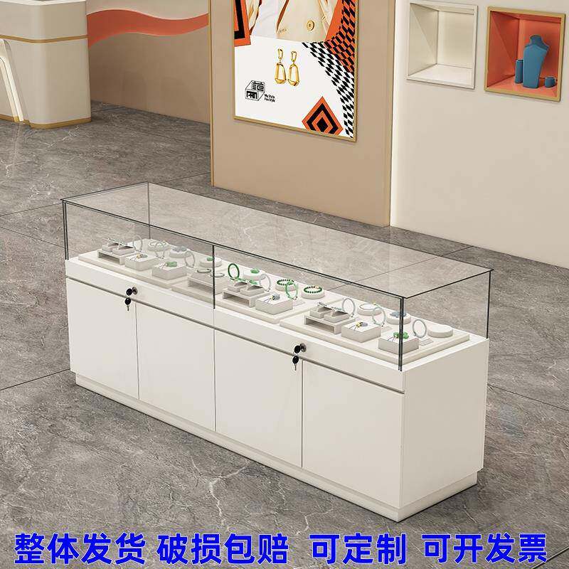 实木烤漆珠宝展示柜台式手机柜台博物馆陈列展柜