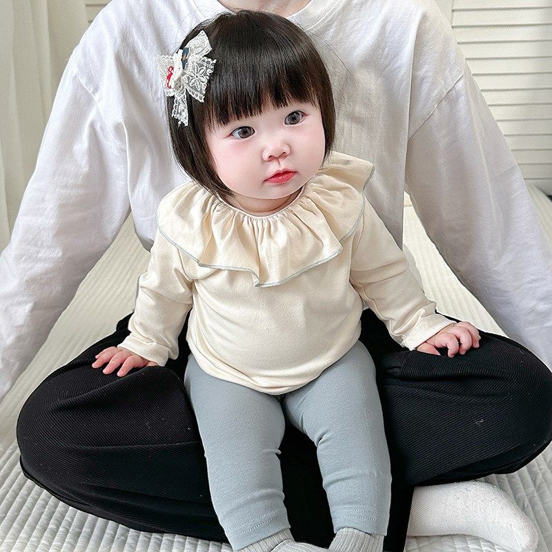 婴儿春秋季家居服套装女宝宝可爱长袖打底衫打底裤两件套女童衣服,童装/婴儿装/亲子装,套装,淘宝优惠券,粉丝福利购,淘宝优惠卷