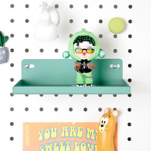 浅口置物架A 洞小板免打孔洞洞板配件墙上收纳架桌面挂板大托盘