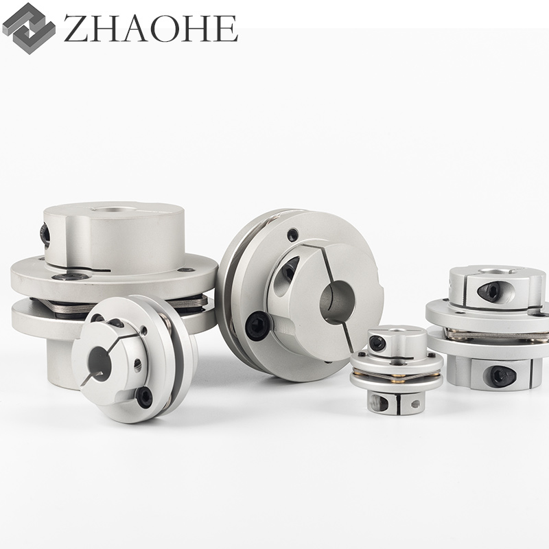 速发新品单膜片联轴器B型台阶式法兰E型膜片J弹性伺服马达丝杠铝