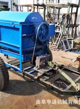 农用四轮PTO连接黄豆脱粒机 田间地头芝麻脱粒机多用途高粱脱粒机