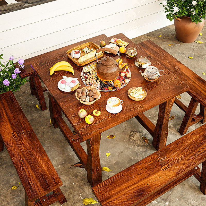 围炉煮茶桌子户外庭院泡茶桌椅室内阳台茶桌室外花园中式茶几组合,住宅家具,茶几,淘宝优惠券,粉丝福利购,淘宝优惠卷