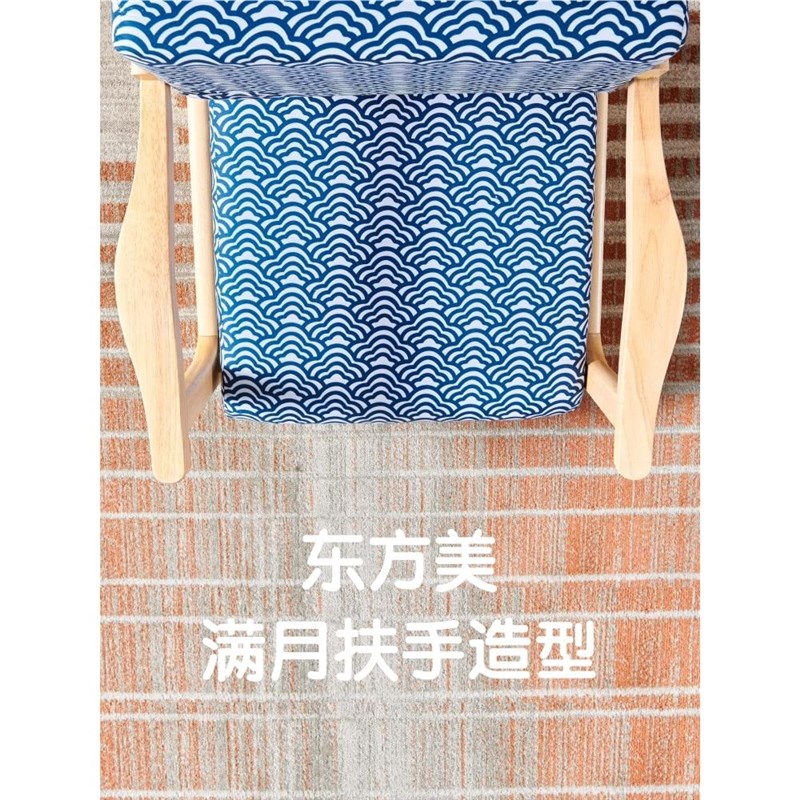 5V拆洗榻榻米座椅小椅子实木日式无腿坐地和室椅飘窗懒人床上靠背