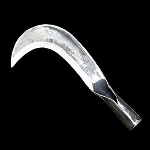 手工锻打砍柴刀户外砍割两用镰刀钓鱼砍树砍柴割草柴刀老式小连刀