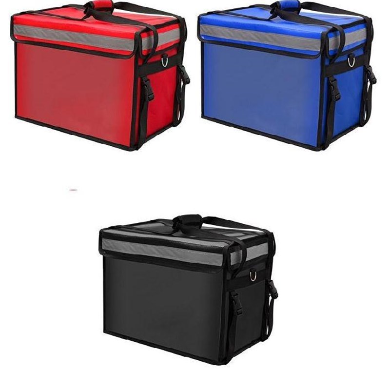 保温箱80升配送外卖汤面小号22l快餐包蓝色牛津布保鲜箱大小外面