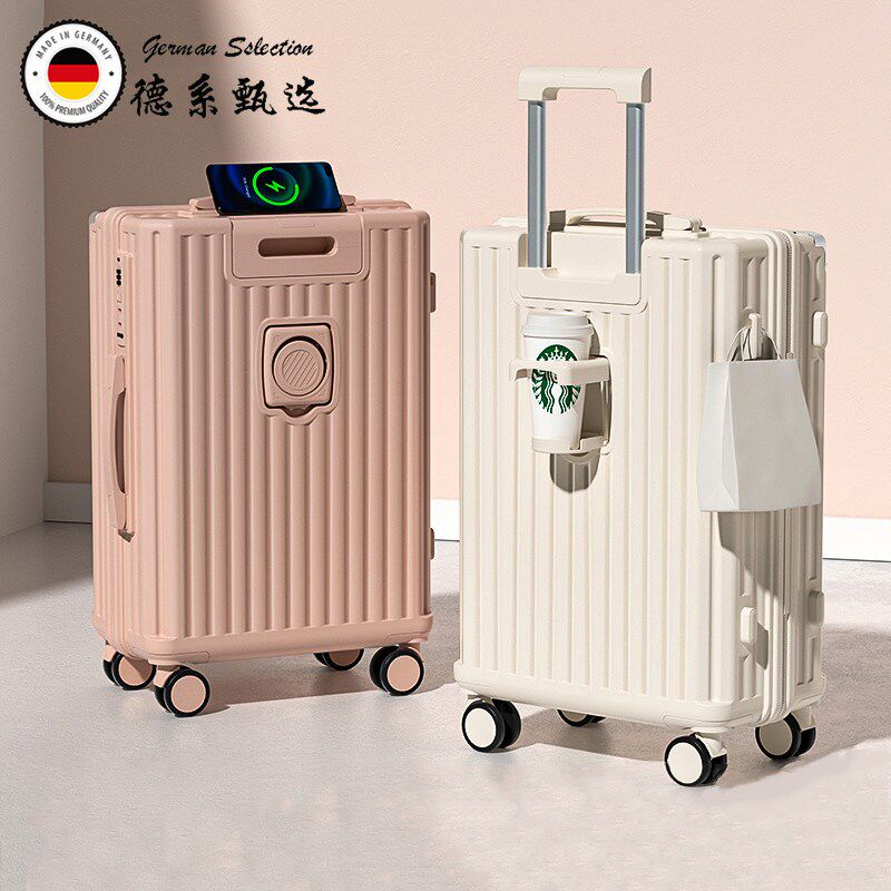 德系甄选2025新款女登机拉杆行李箱静音万向轮20寸大容量28旅行箱