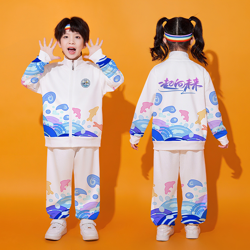 小学生运动会开幕式服装儿童啦啦队演出服国庆合唱校服幼儿园班服