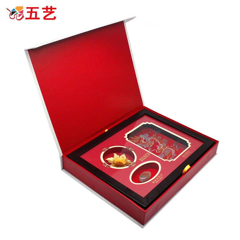 南京印象云锦雨花石金箔中国风刺绣手工艺摆件非遗文化纪念品礼品
