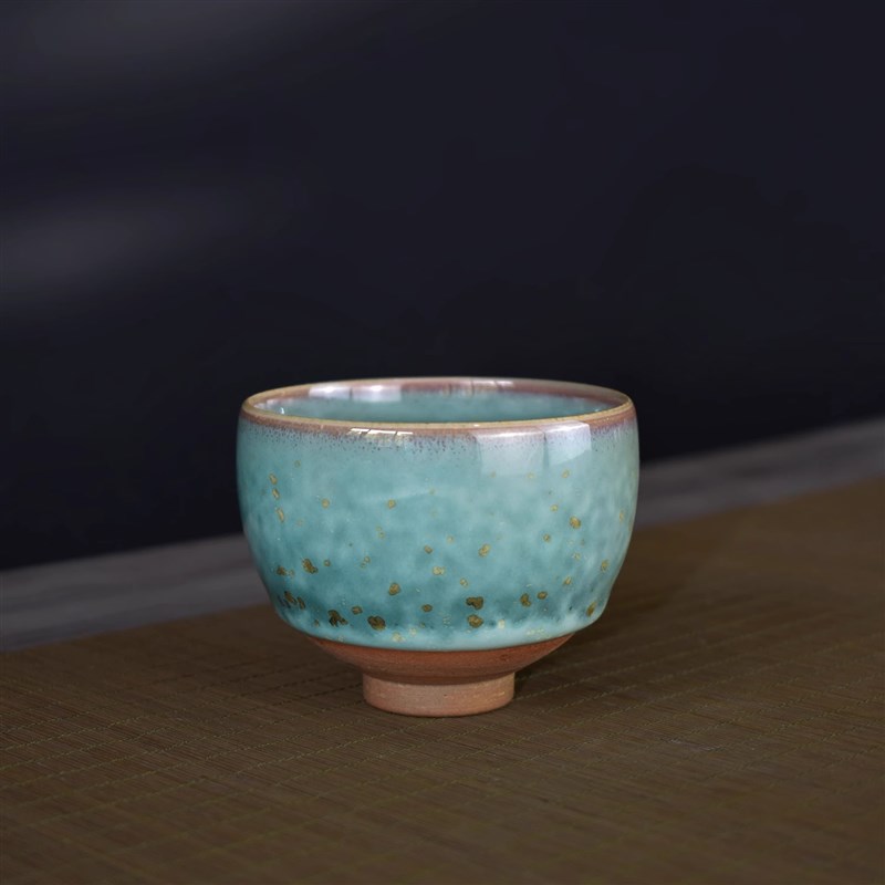 纯手工钧窑钧瓷茶杯个人高端主人品茗杯中式复古茶盏单杯男女茶具