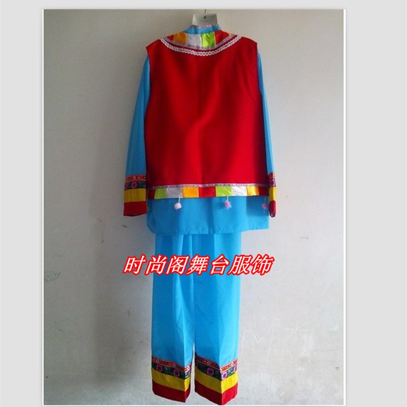 男士秧歌服装汉族服装打鼓腰鼓演秧歌服