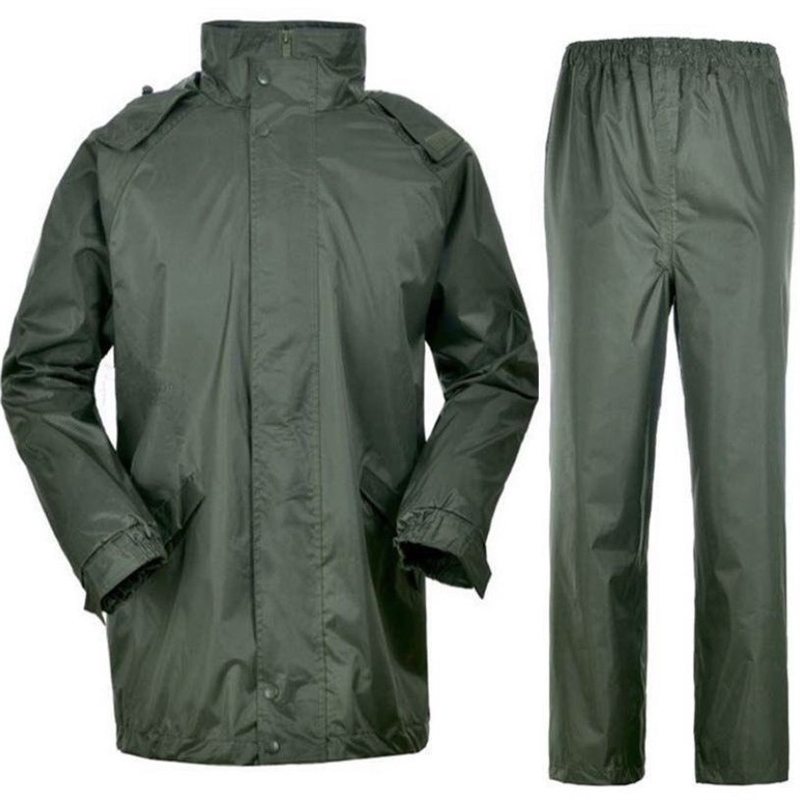 01式分体雨衣军迷户外电动车雨裤套装环卫执勤路政救援雨衣秋冬款