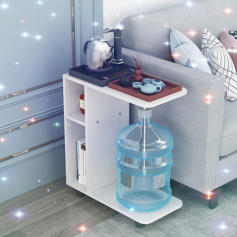 茶几小户型边几沙发边柜桌子客厅网红轻奢角几带轮客厅茶水桌