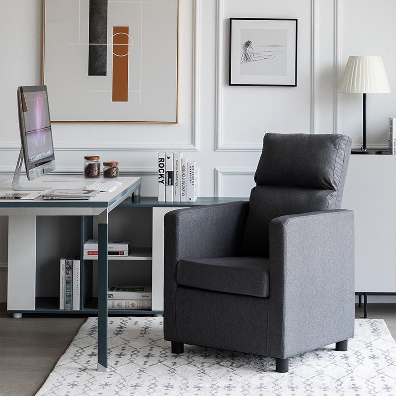 欧式单人电脑椅子舒适久坐懒人休闲办公沙发可躺书房宿舍电竞座椅