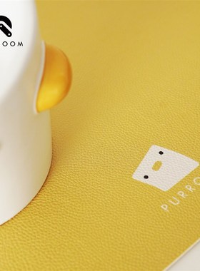 PROO餐垫宠物碗垫防水防油PU革猫碗狗碗防滑垫小鸡猫碗餐垫