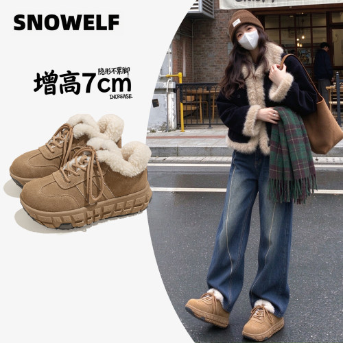 冬季雪地靴新款保暖棉鞋
