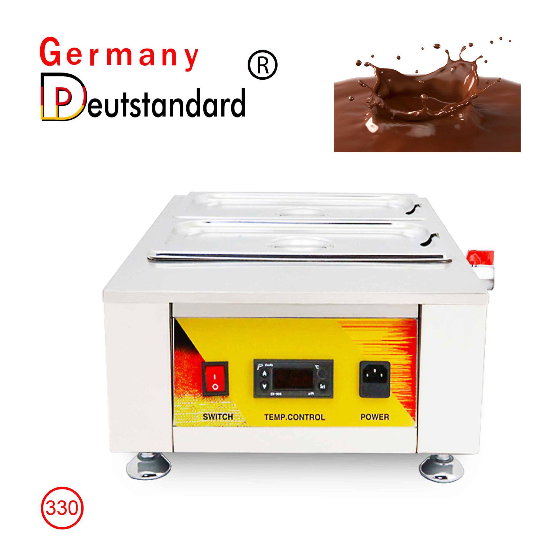 商用巧克力融化机器双缸巧克力融化设备4LX2缸巧克力融化恒温锅