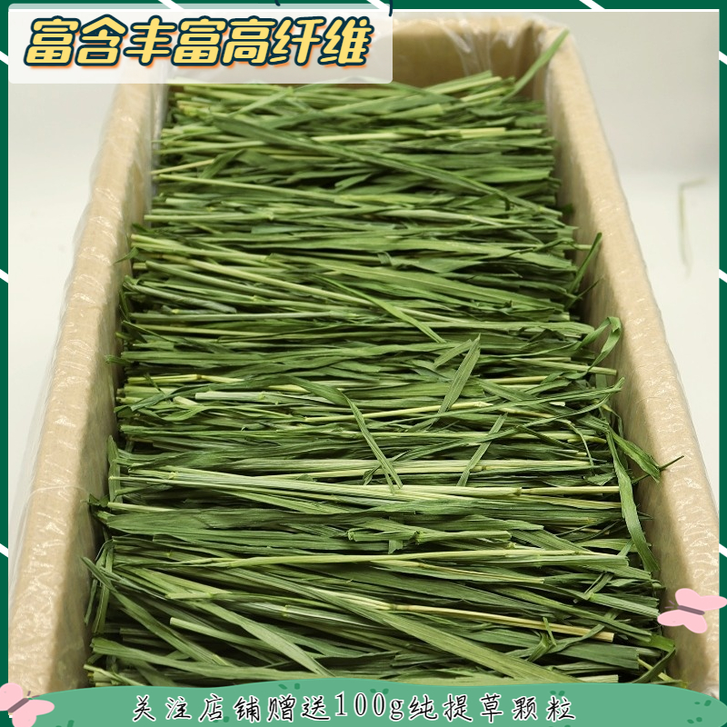 小麦草2022年新烘干干草兔粮豚鼠饲料岷县直发箱装毛重1000g