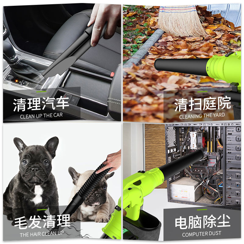 鼓风机小型家用i电脑吹风机吹尘器大功率工业清灰220v吸通风机