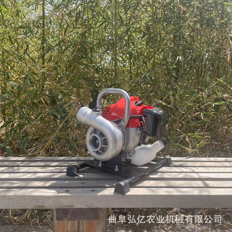 小型汽油抽水泵便携式高山送水压力泵菜园大棚浇田排水1.5寸