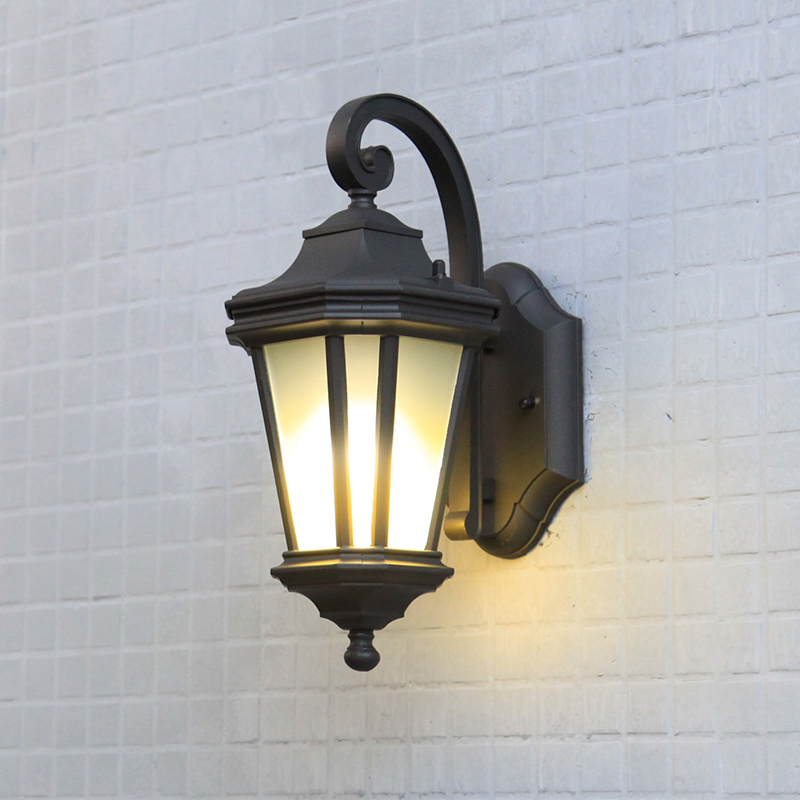 户外防水壁灯欧式LED简约大门室外墙庭院壁灯花园围墙阳台过道灯