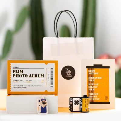 私定记忆胶卷相册diy定制创意生日周年纪念情人节礼物送男女朋友