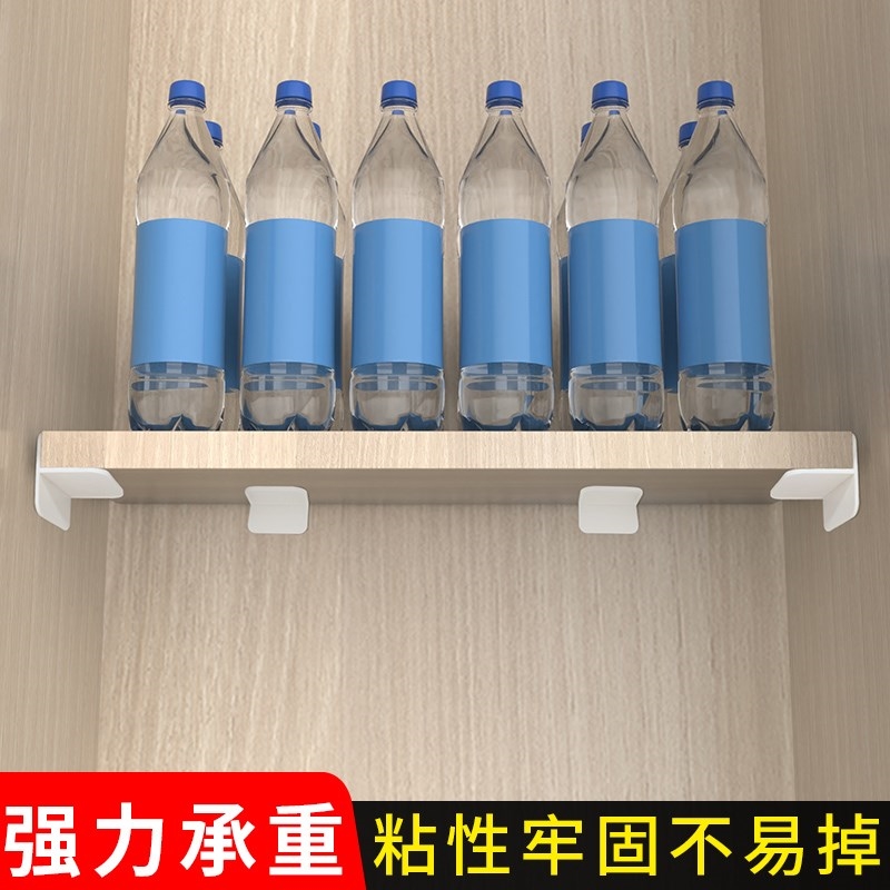 衣柜收纳分层隔板柜子免钉置物架橱柜浴室分隔承托宿舍伸缩整理架