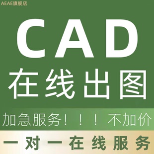 CAD代画画图临摹描图手绘平面布置设计施工图深化天 正代做三维图