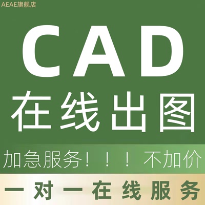 CAD代画画图临摹描图手绘平面布置设计施工图深化天 正代做三维图