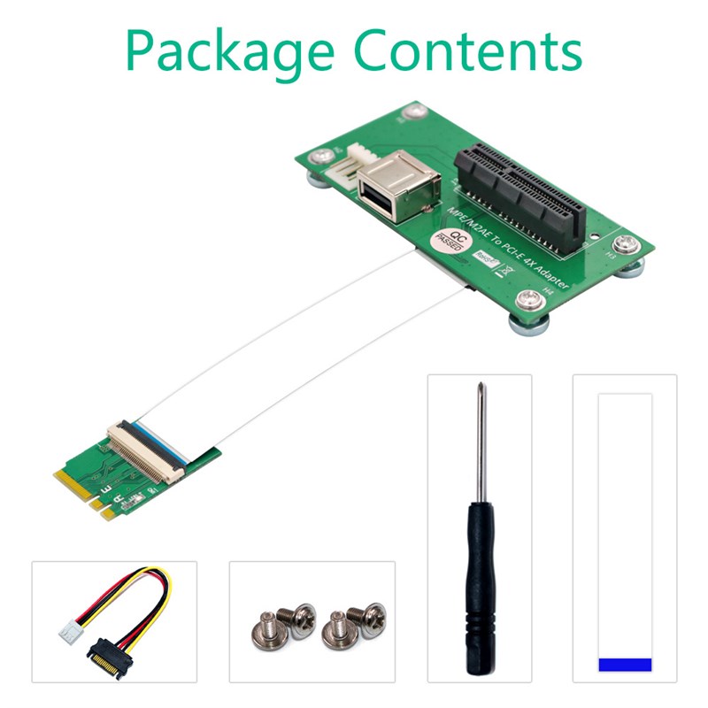 台式机PCIE 4X 8X 转接卡迷你主板NGFF M.2转PCI-E无线网卡延长线