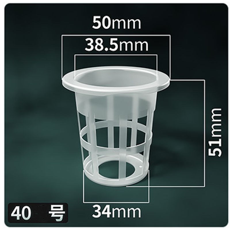 水培器皿荔枝蔬菜定植篮无土栽培设备塑料加深种植蓝水耕植物定