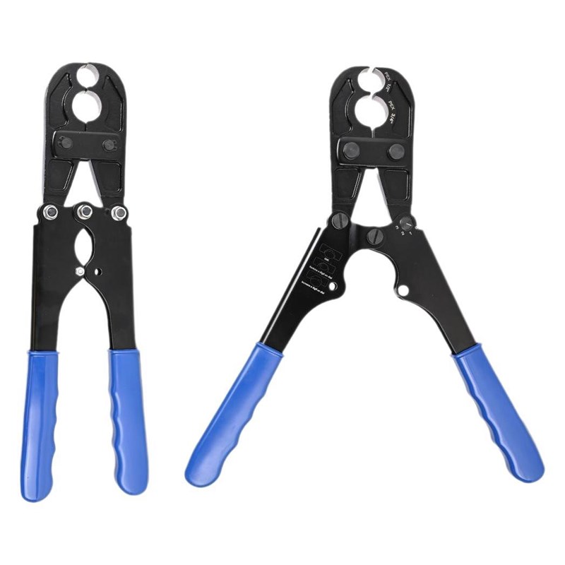 Pex管道接头压接工具1/2&3/4-Inch铜环卡压钳套装ASTMF1807压管钳