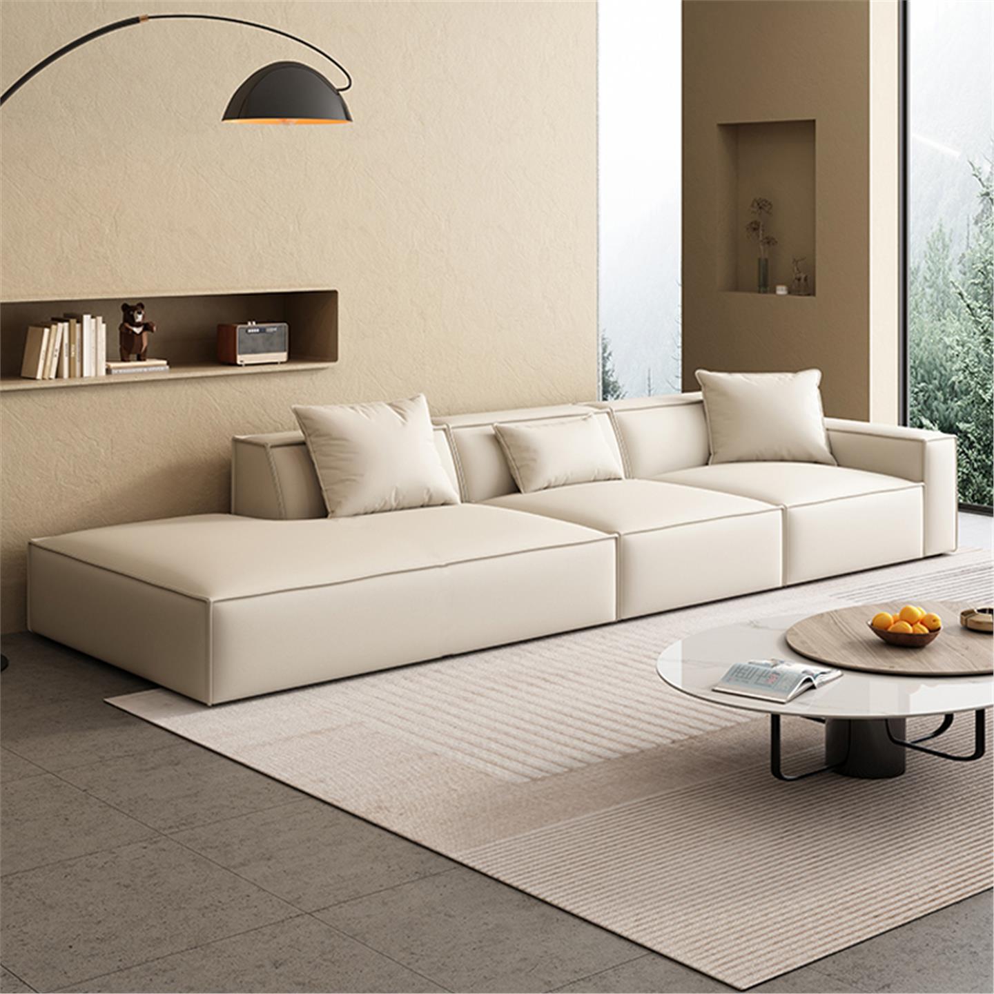 意式轻奢极简约现代客厅沙发