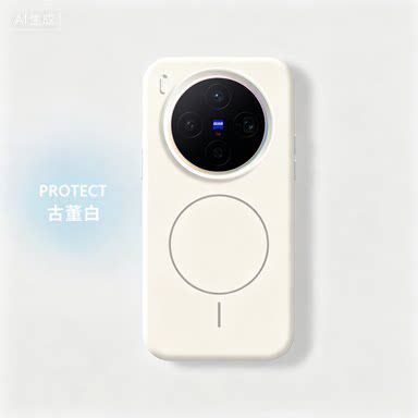 密素古董白适用VIVO X300S磁吸手机壳magsafe新款保