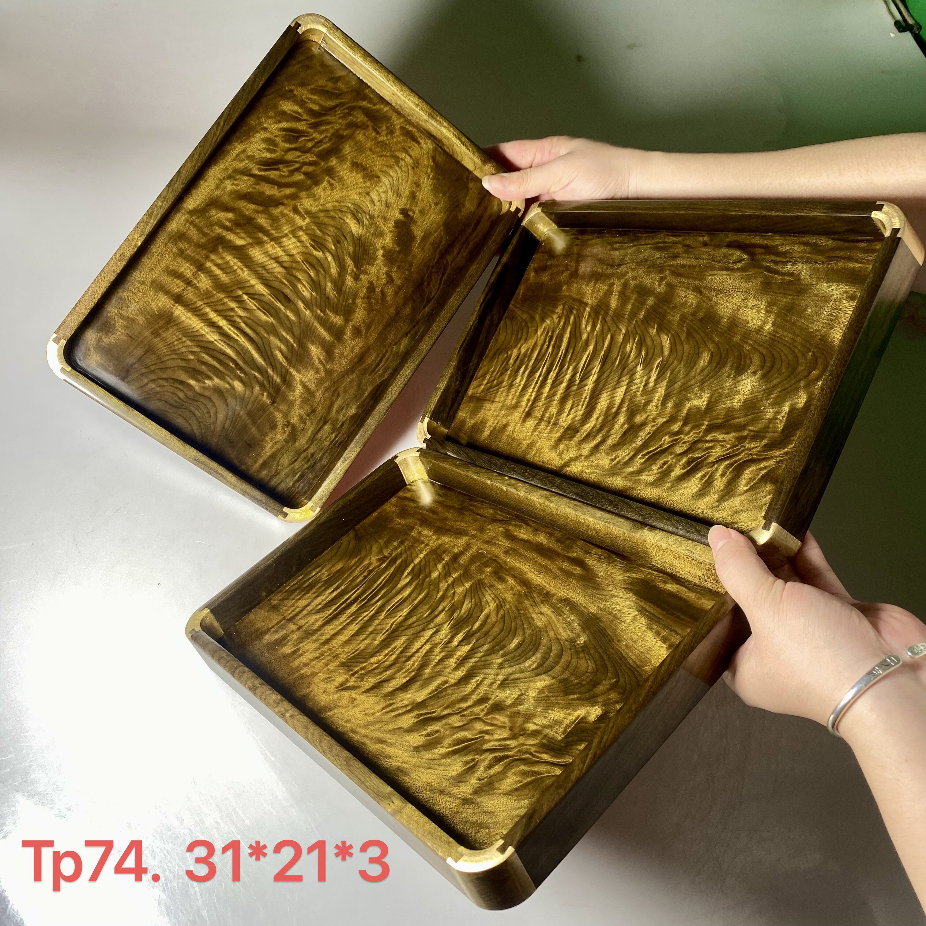 金丝楠阴沉木新中式实木干泡茶盘
