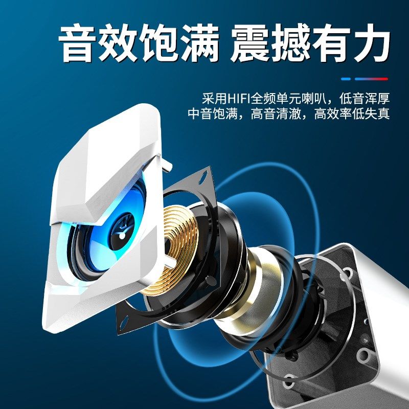 台式机家用电脑音响小音箱迷你小型低音炮usb2.1小影响