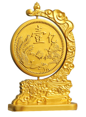 创意礼品摆件店铺开业礼物赚一亿办公室桌面招财摆设家居饰品