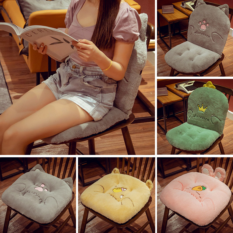 坐垫靠垫一体椅垫久坐学生座垫练车板凳子冬季加厚屁股垫子,居家布艺,椅垫,淘宝优惠券,粉丝福利购,淘宝优惠卷