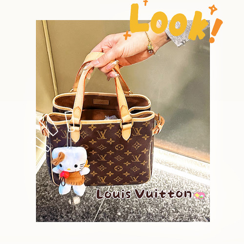 【98新】Louis Vuitton/【小号南瓜托特】/植鞣革修复