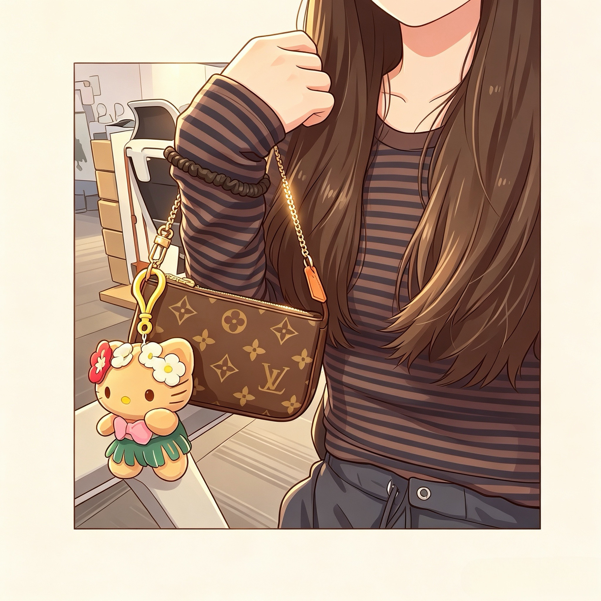 【限时降价】Louis Vuitton/【中号麻将】/内里修复