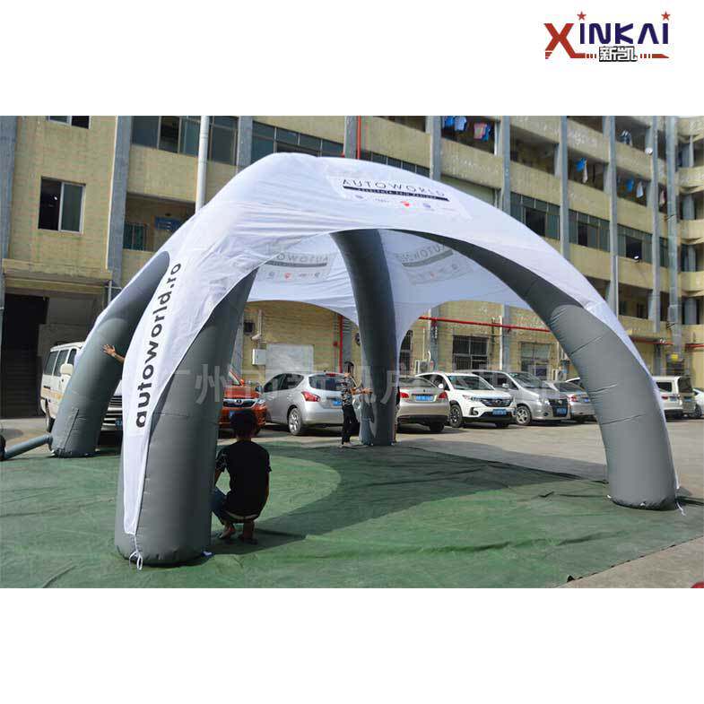 充气四脚蜘蛛帐篷 户外广告活动充气帐篷 充气爪形帐篷定制6x6m