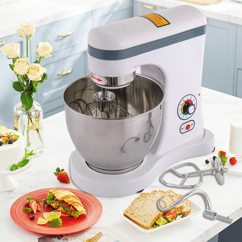 博麦电动7L鲜奶机食品馅料打蛋搅拌机台式厨师机打发机cake mixer