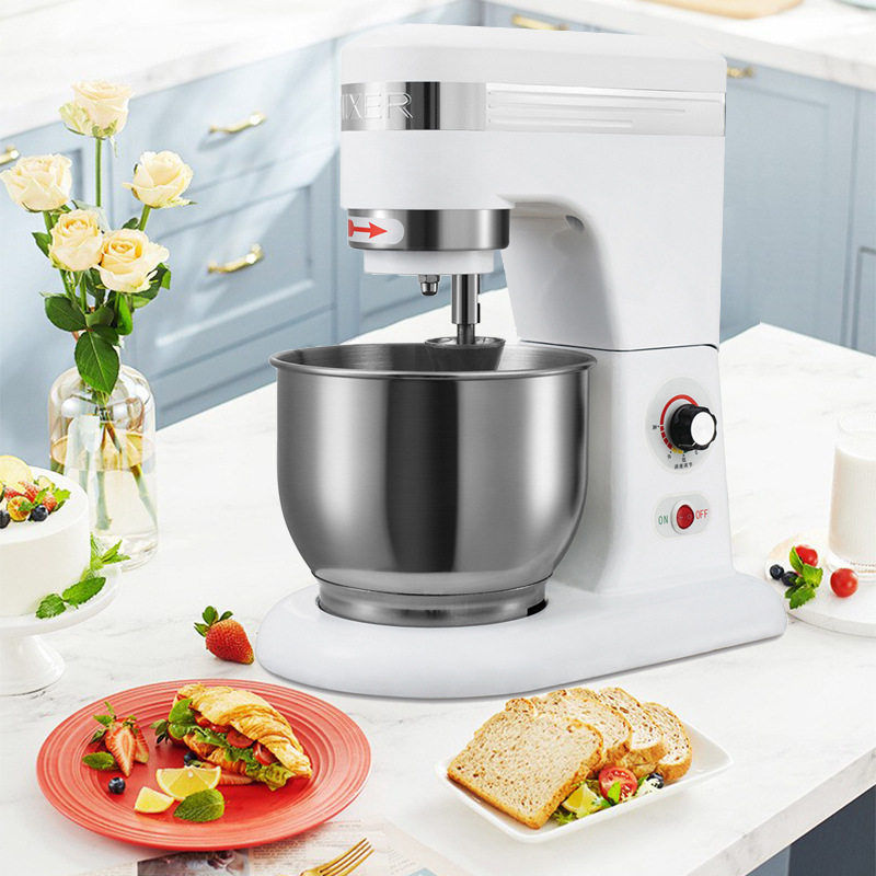 博麦电动打蛋搅拌机揉面粉馅料多功能厨师机奶油鲜奶机cake mixer