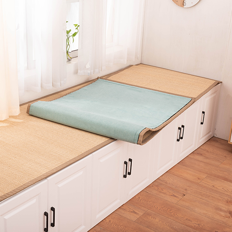 双面四季飘窗垫窗台定做日式榻榻米垫子毯卧室防水阳台垫子可拆洗