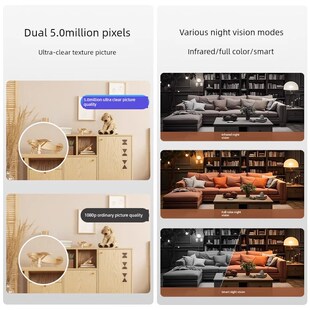 大华wf双目00万无线摄像头室内家用监控器全彩对讲