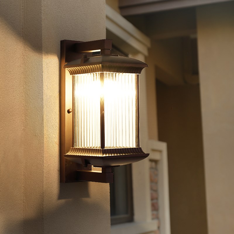 防水壁灯户外花园别墅庭院灯室外阳台过道大门柱子太阳能外墙壁灯