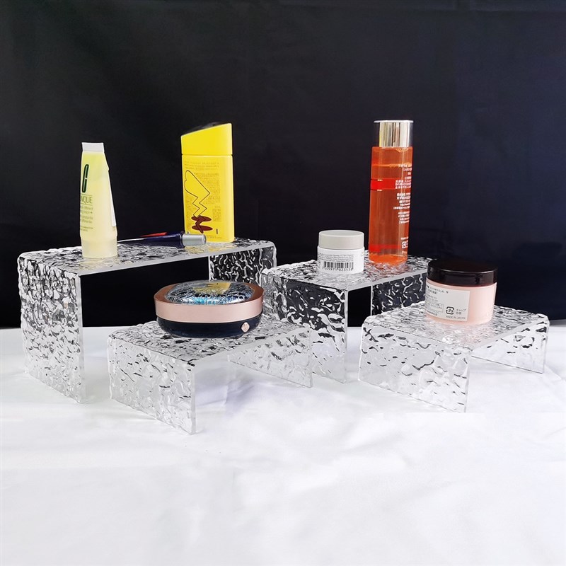 亚克力石头纹陈列架过展示架