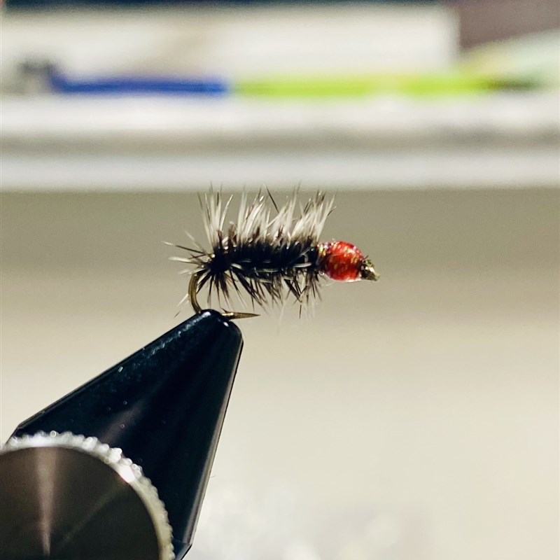 格里菲斯飞蝇钩精绑蓑羽蚂蚁毛毛虫摇蚊微物路亚假饵白条马口青梢