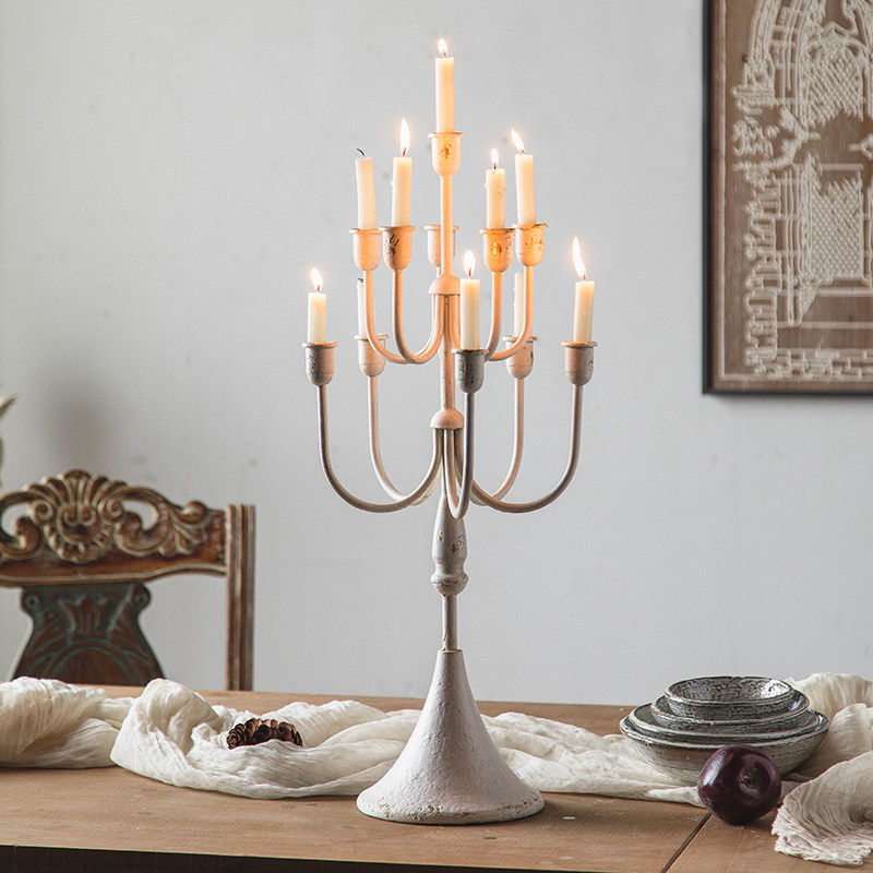 欧式复古怀旧金色白色烛台摆件浪漫烛光晚餐花店婚庆西餐圣诞装饰,家居饰品,烛台,淘宝优惠券,粉丝福利购,淘宝优惠卷