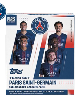 Topps PSG Team Set25-26赛季DECK BOX大巴黎圣日耳曼队盒球星卡