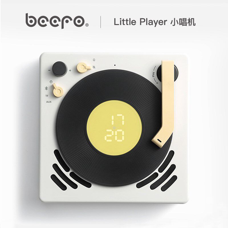 BeeFo小唱机家用无线蓝牙音箱超重低音迷你小钢炮便携插卡音响手